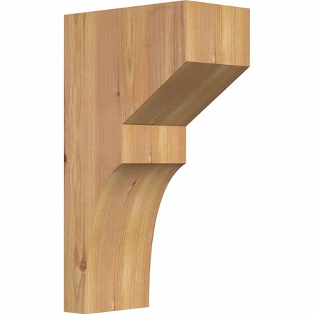Ekena Millwork Monterey Smooth Corbel, Western Red Cedar, 5 1/2"W x 10"D x 18"H COR06X10X18MON00SWR
